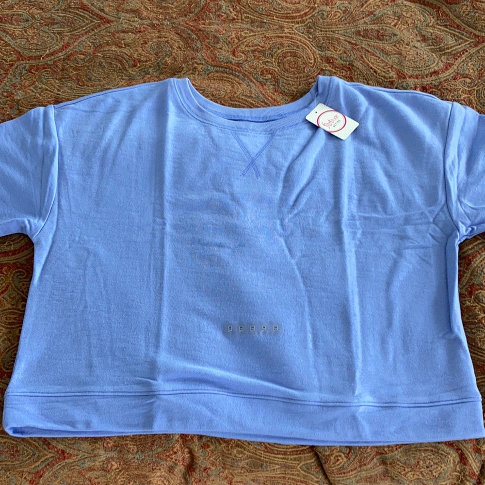 J.C. Penney flirtitude crop top sweatshirt NWT